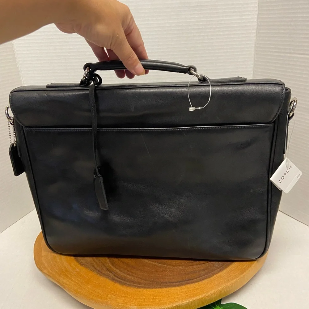 COACH Leather NWT Mini Briefcase Lap Top Case